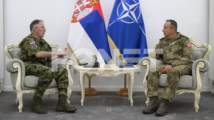 Mojsilović sa komandantom KFOR